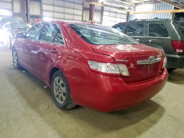 4T1BB3EK2AU116644 - 2010 TOYOTA CAMRY HYBR RED photo 3