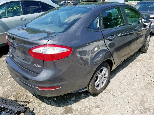 3FADP4BJ9KM111680 - 2019 FORD FIESTA SE GRAY photo 4