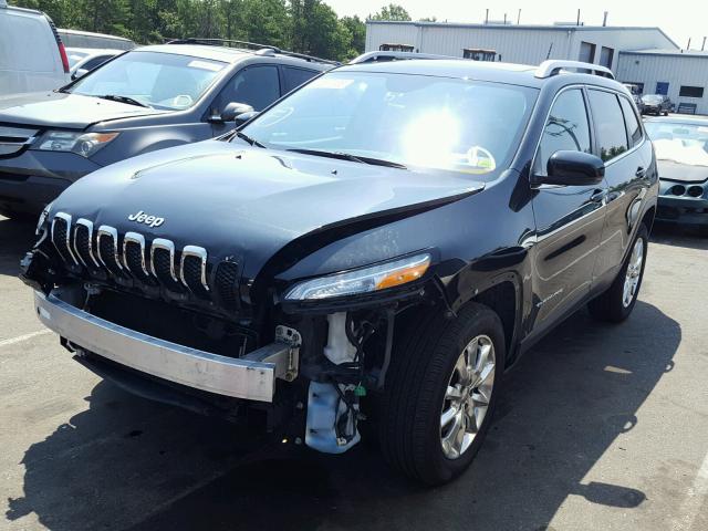 1C4PJMDS3FW633788 - 2015 JEEP CHEROKEE L BLACK photo 2