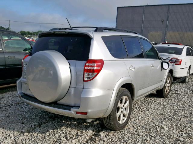 JTMZF34VX95001265 - 2009 TOYOTA RAV4 LIMIT SILVER photo 4