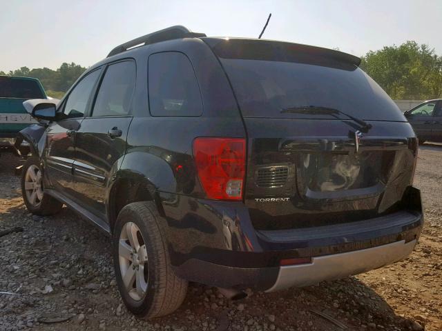 2CKDL33F286027559 - 2008 PONTIAC TORRENT BLACK photo 3