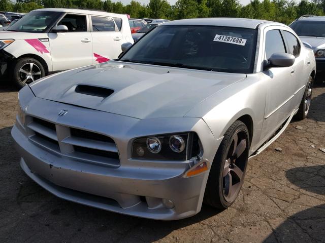 2B3LA73W87H729485 - 2007 DODGE CHARGER SR SILVER photo 2