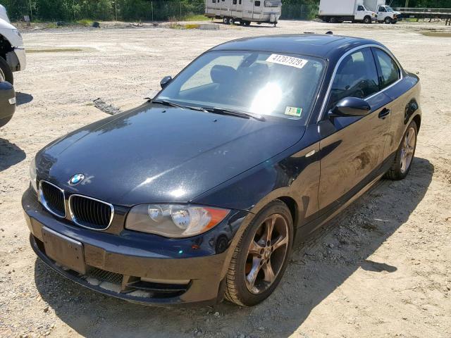 WBAUP73509VK75779 - 2009 BMW 128 I BLACK photo 2