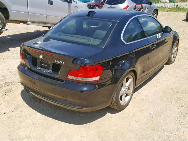 WBAUP73509VK75779 - 2009 BMW 128 I BLACK photo 4