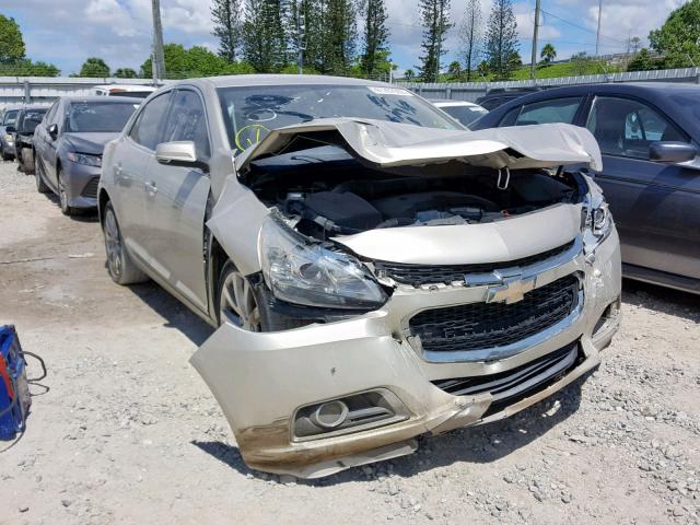 1G11H5SL7EF146460 - 2014 CHEVROLET MALIBU LTZ ოქროსფერი ფოტო 1