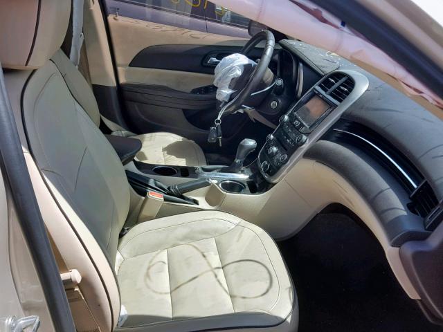 1G11H5SL7EF146460 - 2014 CHEVROLET MALIBU LTZ ოქროსფერი ფოტო 5