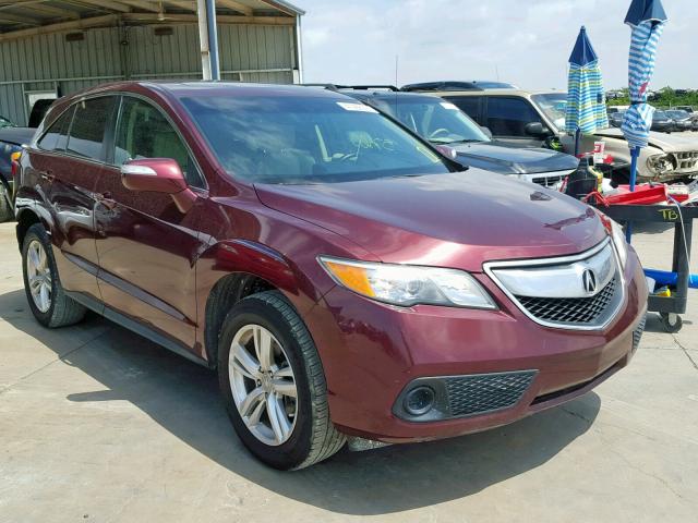 5J8TB3H36EL012572 - 2014 ACURA RDX BURGUNDY photo 1