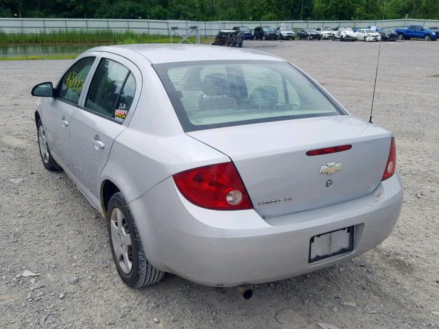 1G1AK55F967781988 - 2006 CHEVROLET COBALT LS GRAY photo 3