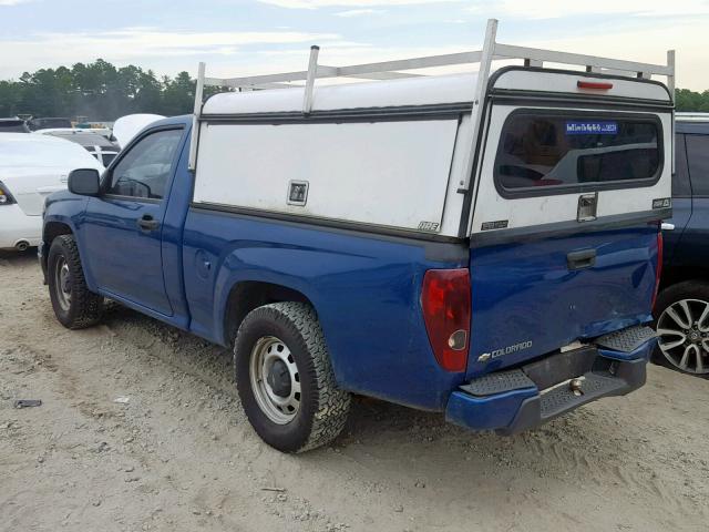 1GCCSBF95B8134273 - 2011 CHEVROLET COLORADO BLUE photo 3