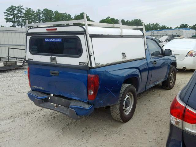 1GCCSBF95B8134273 - 2011 CHEVROLET COLORADO BLUE photo 4