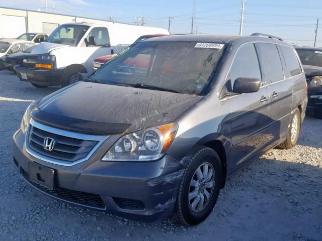 5FNRL3H79AB080192 - 2010 HONDA ODYSSEY EX GRAY photo 2