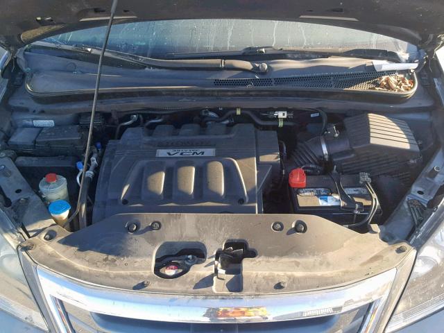 5FNRL3H79AB080192 - 2010 HONDA ODYSSEY EX GRAY photo 7