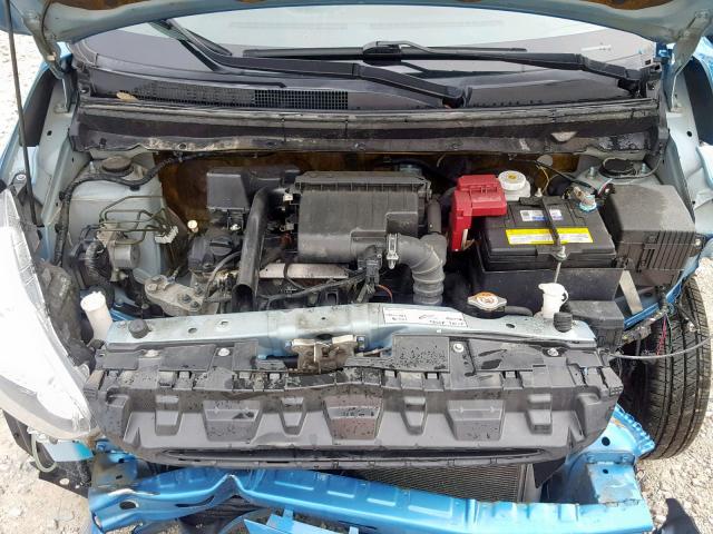 ML32A3HJ6FH039886 - 2015 MITSUBISHI MIRAGE DE BLUE photo 7