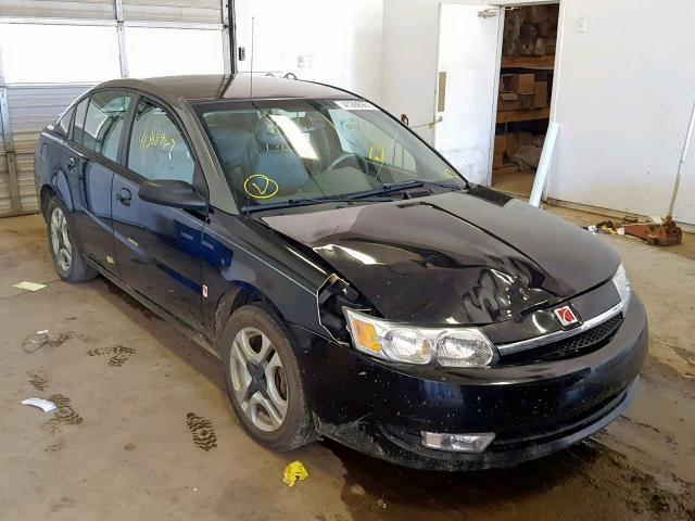 1G8AL52F03Z106520 - 2003 SATURN ION LEVEL BLACK photo 1