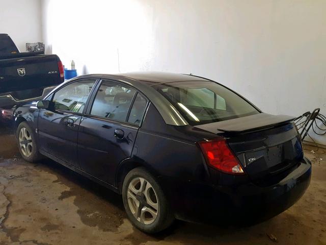 1G8AL52F03Z106520 - 2003 SATURN ION LEVEL BLACK photo 3