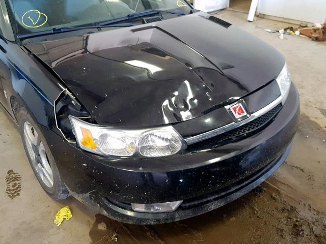 1G8AL52F03Z106520 - 2003 SATURN ION LEVEL BLACK photo 9