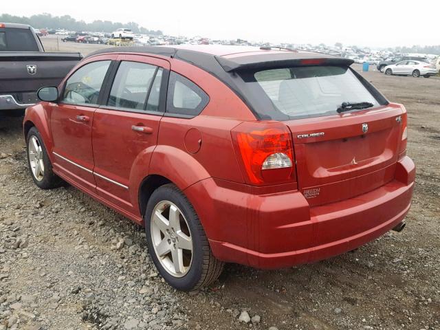 1B3HB78K97D366958 - 2007 DODGE CALIBER R/ RED photo 3