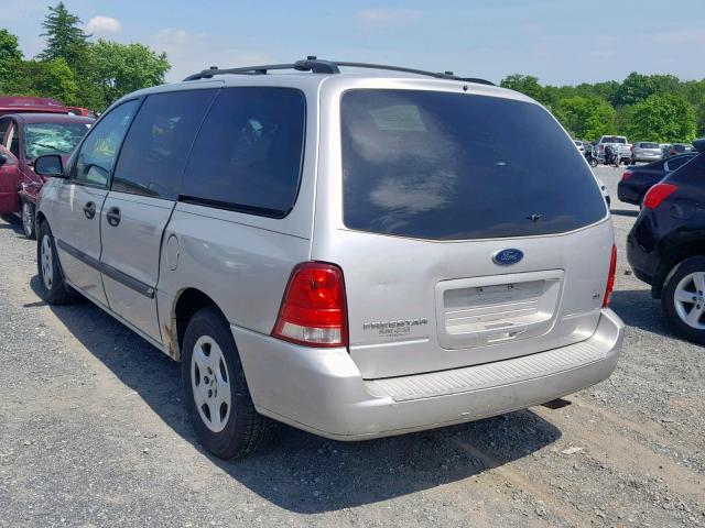 2FMZA51654BA22449 - 2004 FORD FREESTAR S SILVER photo 3