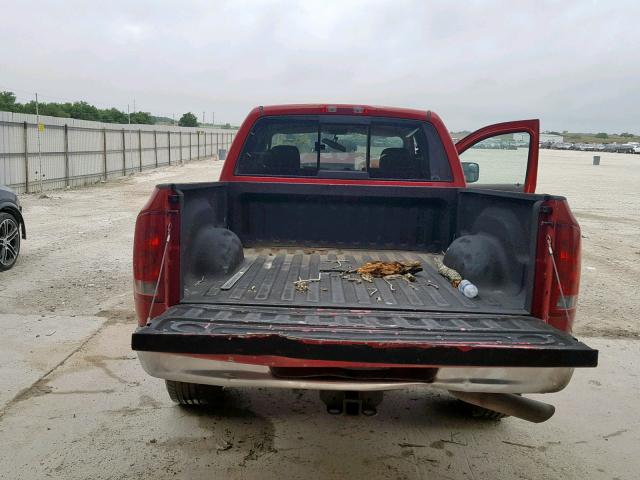 3D7KR28C65G817815 - 2005 DODGE RAM 2500 S წითელი ფოტო 6