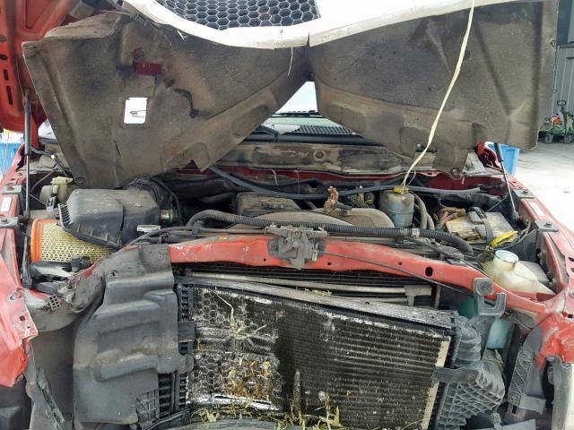 3D7KR28C65G817815 - 2005 DODGE RAM 2500 S წითელი ფოტო 7