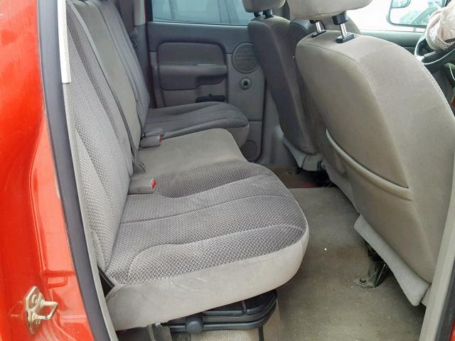 3D7KR28C65G817815 - 2005 DODGE RAM 2500 S წითელი ფოტო 9