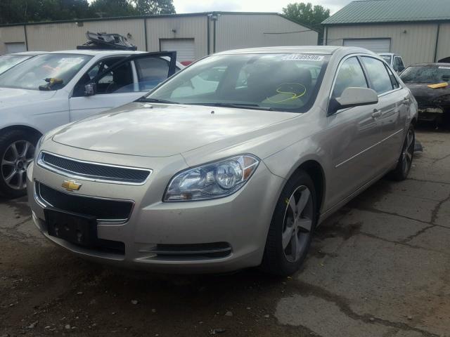 1G1ZC5EU3BF294834 - 2011 CHEVROLET MALIBU 1LT BEIGE photo 2
