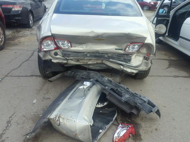 1G1ZC5EU3BF294834 - 2011 CHEVROLET MALIBU 1LT BEIGE photo 9