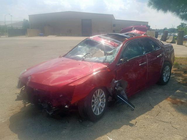 1G6DF5EY8B0149029 - 2011 CADILLAC CTS LUXURY RED photo 2