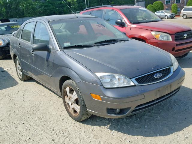 1FAHP34N87W306740 - 2007 FORD FOCUS GRAY photo 1