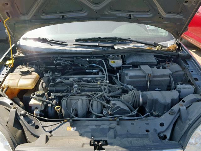 1FAHP34N87W306740 - 2007 FORD FOCUS GRAY photo 7