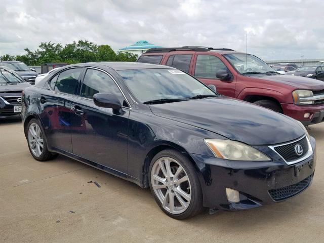 JTHBK262472047200 - 2007 LEXUS IS 250 BLACK photo 1