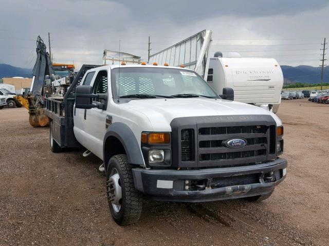 1FDAW57R98EA09116 - 2008 FORD F550 SUPER WHITE photo 1