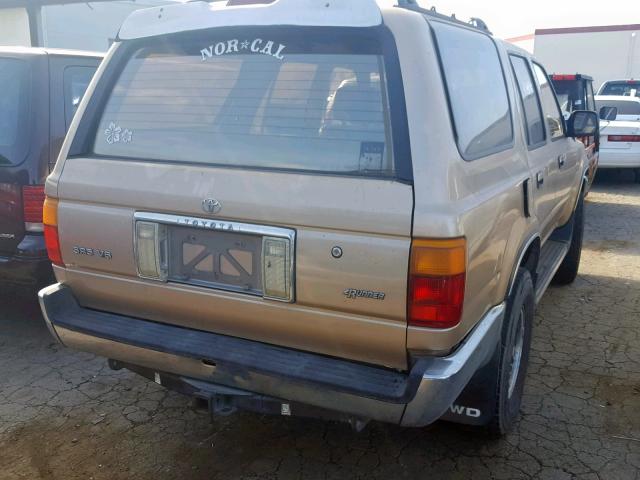 JT3VN39W2R0148197 - 1994 TOYOTA 4RUNNER VN GOLD photo 4