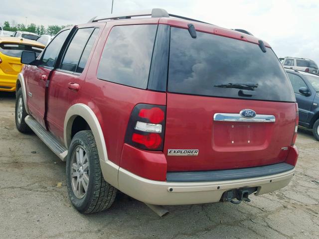 1FMEU64E46UA55244 - 2006 FORD EXPLORER E BURGUNDY photo 3