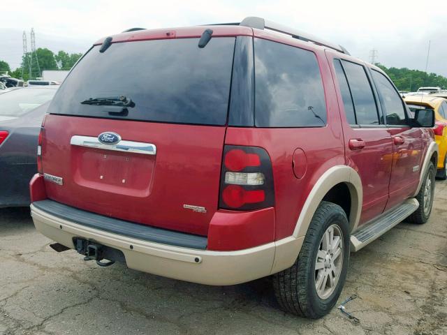 1FMEU64E46UA55244 - 2006 FORD EXPLORER E BURGUNDY photo 4