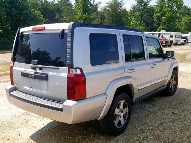 1J4RG4GK0AC159175 - 2010 JEEP COMMANDER SILVER photo 4