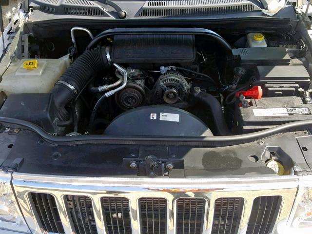 1J4RG4GK0AC159175 - 2010 JEEP COMMANDER SILVER photo 7