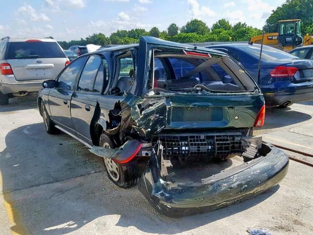 1G8ZK8271VZ139366 - 1997 SATURN SW2 GREEN photo 3