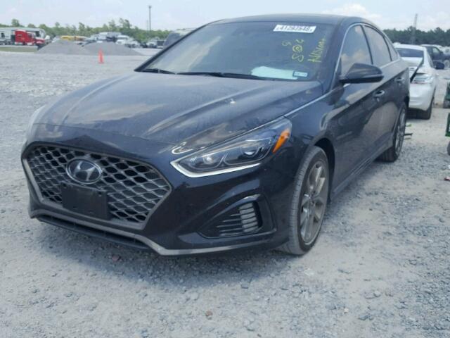 5NPE34AB0JH638418 - 2018 HYUNDAI SONATA SPO BLACK photo 2