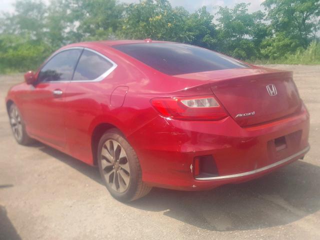 1HGCT1B80DA012731 - 2013 HONDA ACCORD EXL RED photo 3