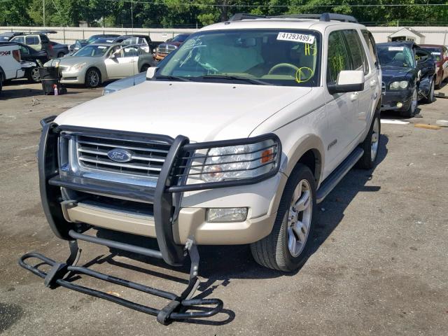 1FMEU64E48UA67834 - 2008 FORD EXPLORER E WHITE photo 2