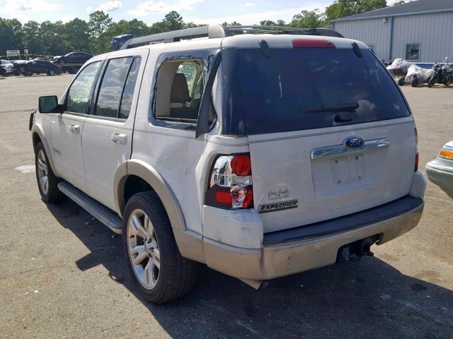 1FMEU64E48UA67834 - 2008 FORD EXPLORER E WHITE photo 3