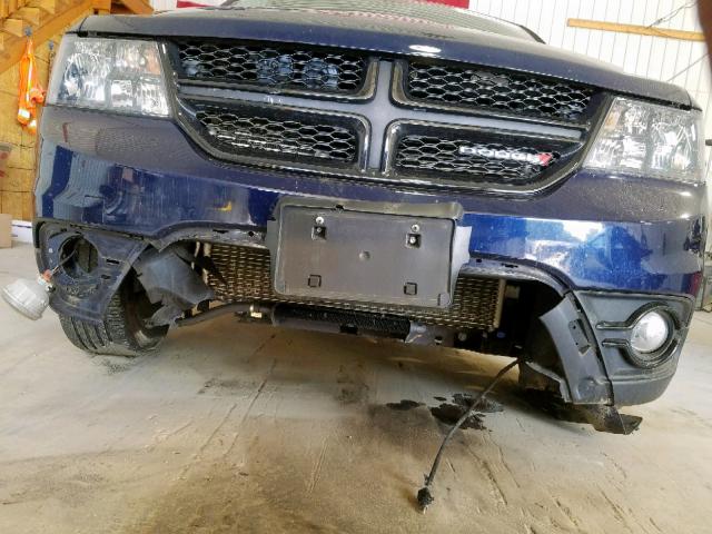 3C4PDCGG2HT356695 - 2017 DODGE JOURNEY CR BLUE photo 9