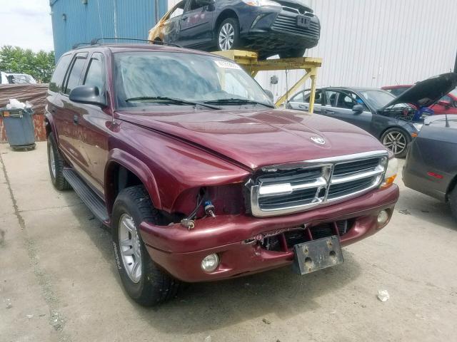 1B4HS48N42F114553 - 2002 DODGE DURANGO SL RED photo 1