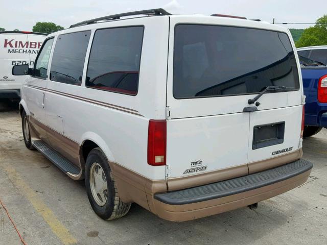 1GNDM19X42B133418 - 2002 CHEVROLET ASTRO WHITE photo 3