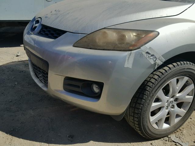 JM3ER29L270126995 - 2007 MAZDA CX-7 SILVER photo 9