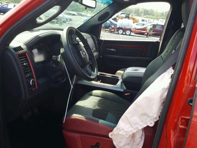 1C6RR7YT4GS236192 - 2016 RAM 1500 REBEL წითელი ფოტო 5