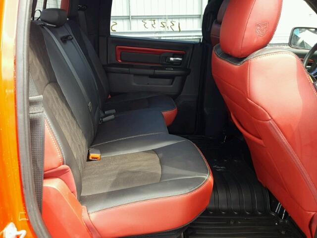 1C6RR7YT4GS236192 - 2016 RAM 1500 REBEL წითელი ფოტო 6