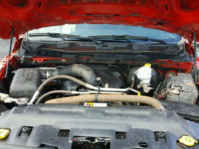 1C6RR7YT4GS236192 - 2016 RAM 1500 REBEL წითელი ფოტო 7