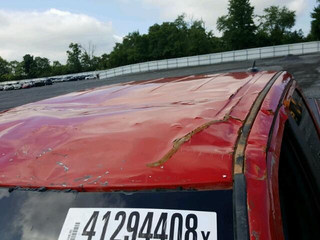 1C6RR7YT4GS236192 - 2016 RAM 1500 REBEL წითელი ფოტო 9